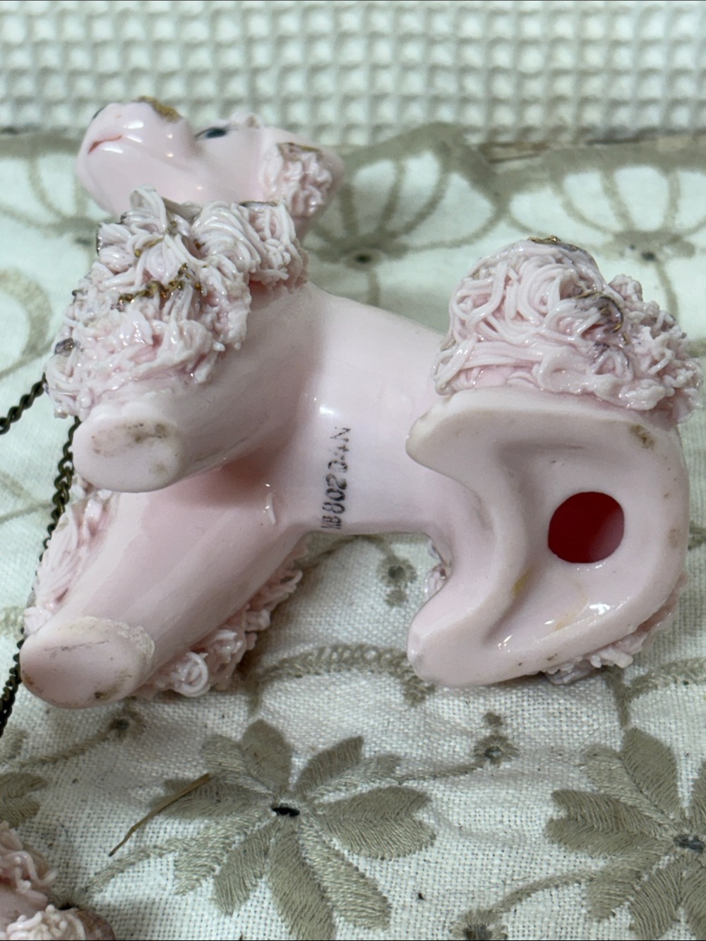 Lefton spaghetti, poodle family figurines - Picture 6 of 14